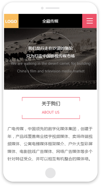 网站建站模板:全藏传媒