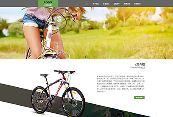 网站建站模板:自行车生产有限公司