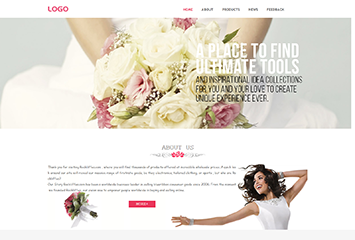 网站建站模板:BRIDE