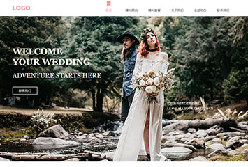 网站建站模板:某某婚庆