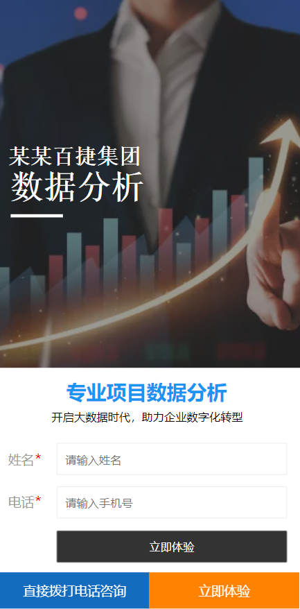 专业数据分析AI应用范本网站模板桌面预览