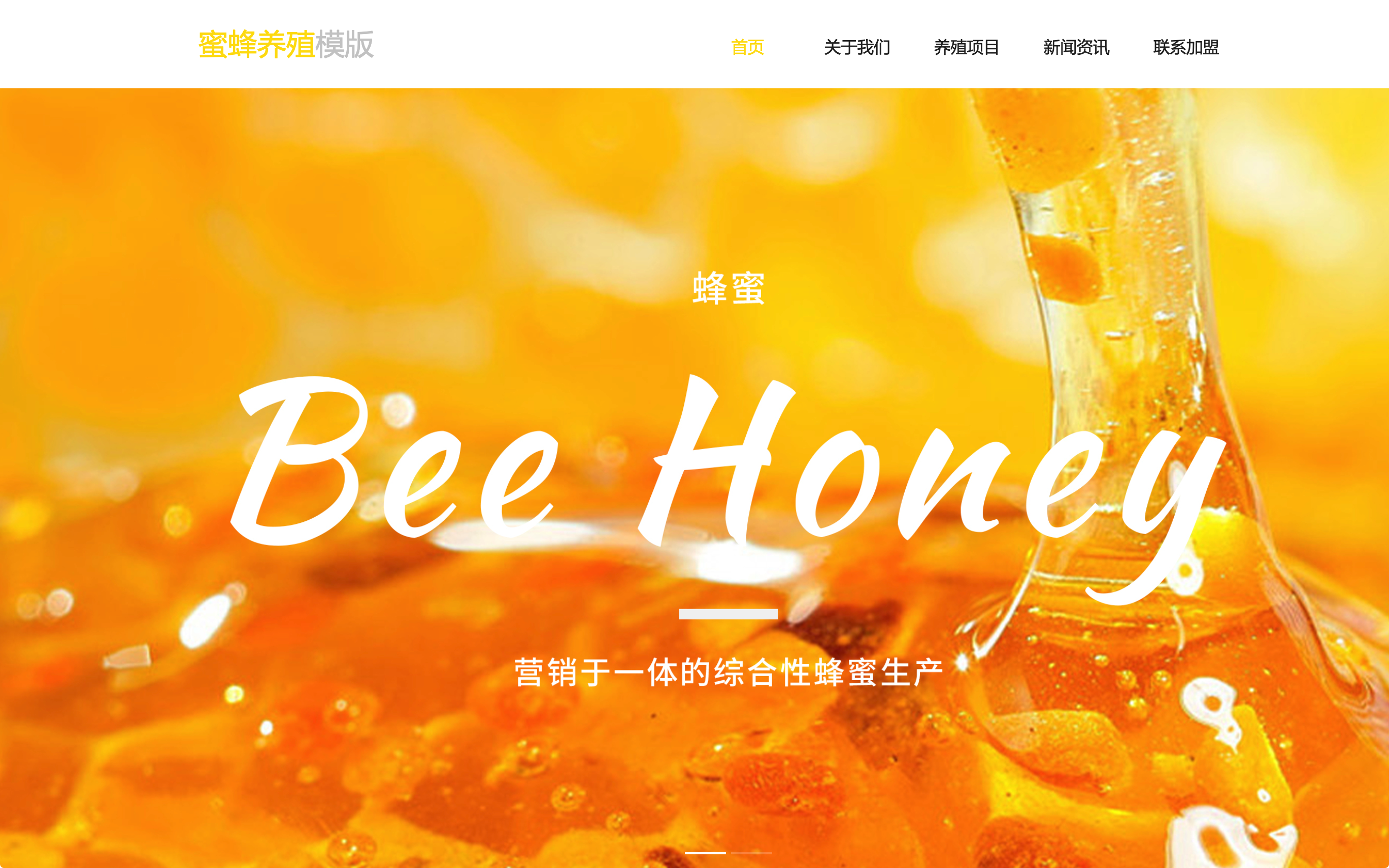 蜜蜂养殖模版